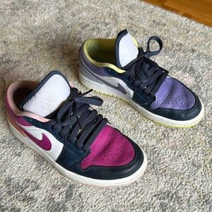 Nike Air Jordan low dunks two toned